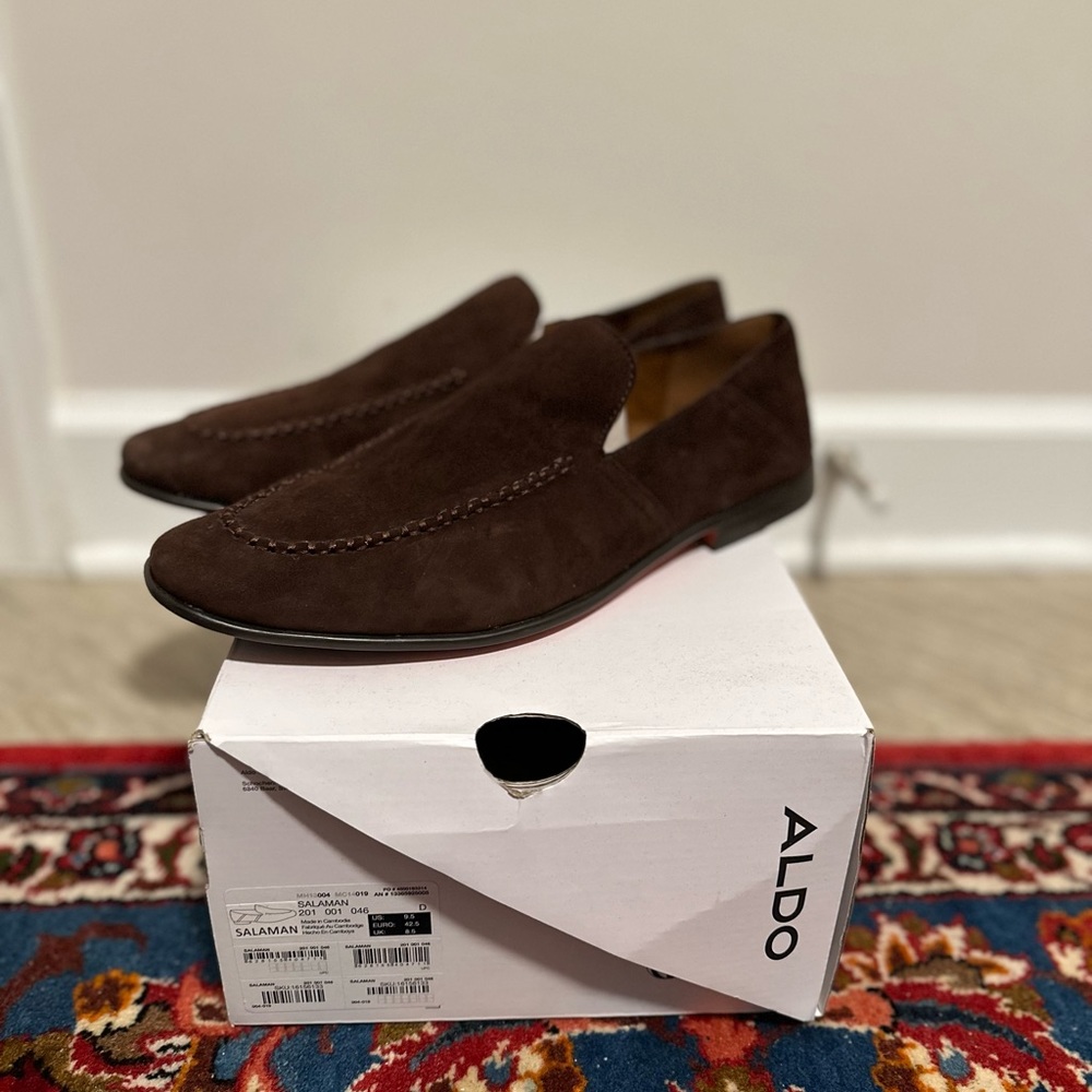 Aldo Salaman Brown Loafers Men’s Size 9.5